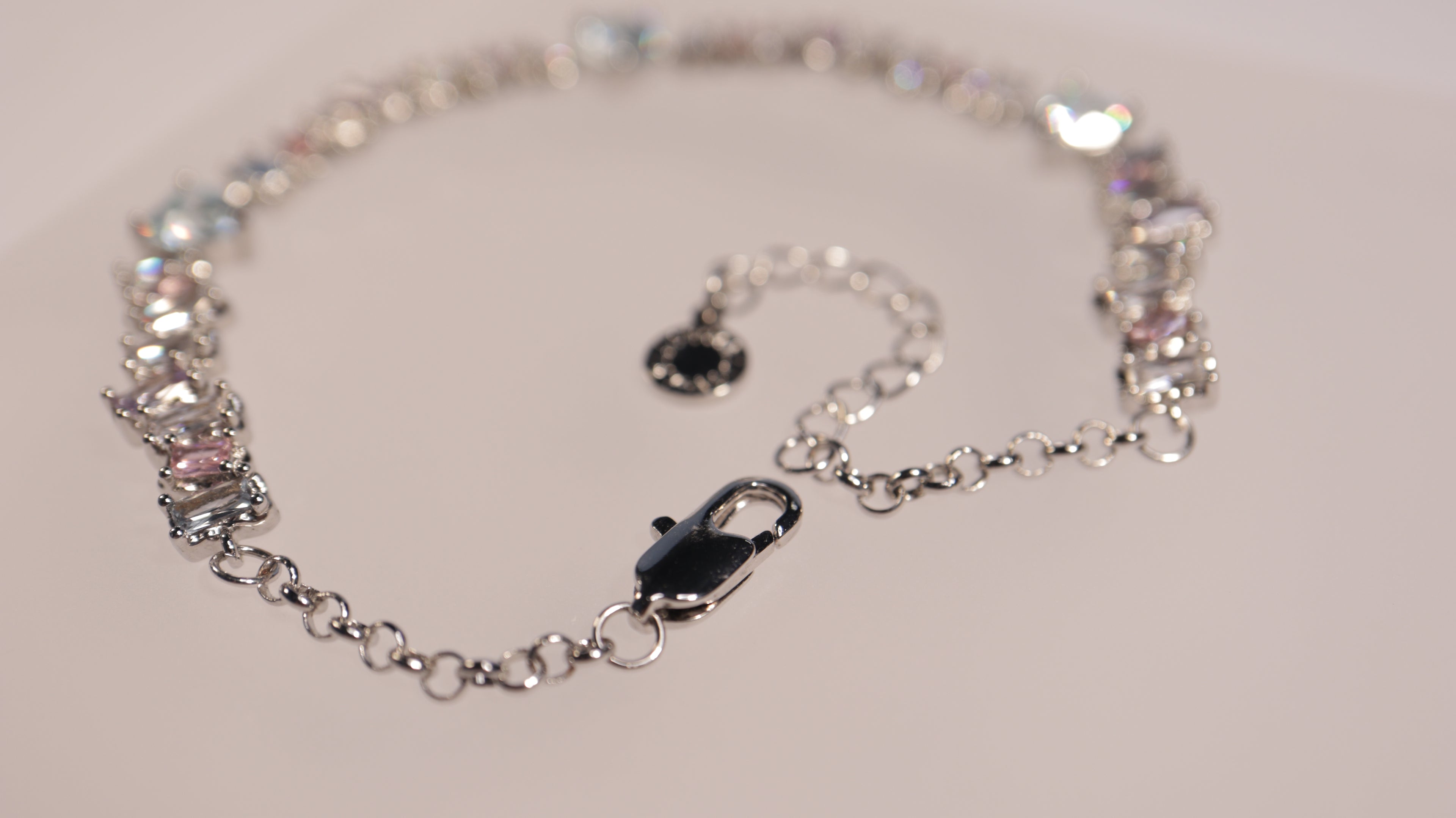 Crystal Aurora Bracelet | A pastel spectrum frozen in light.