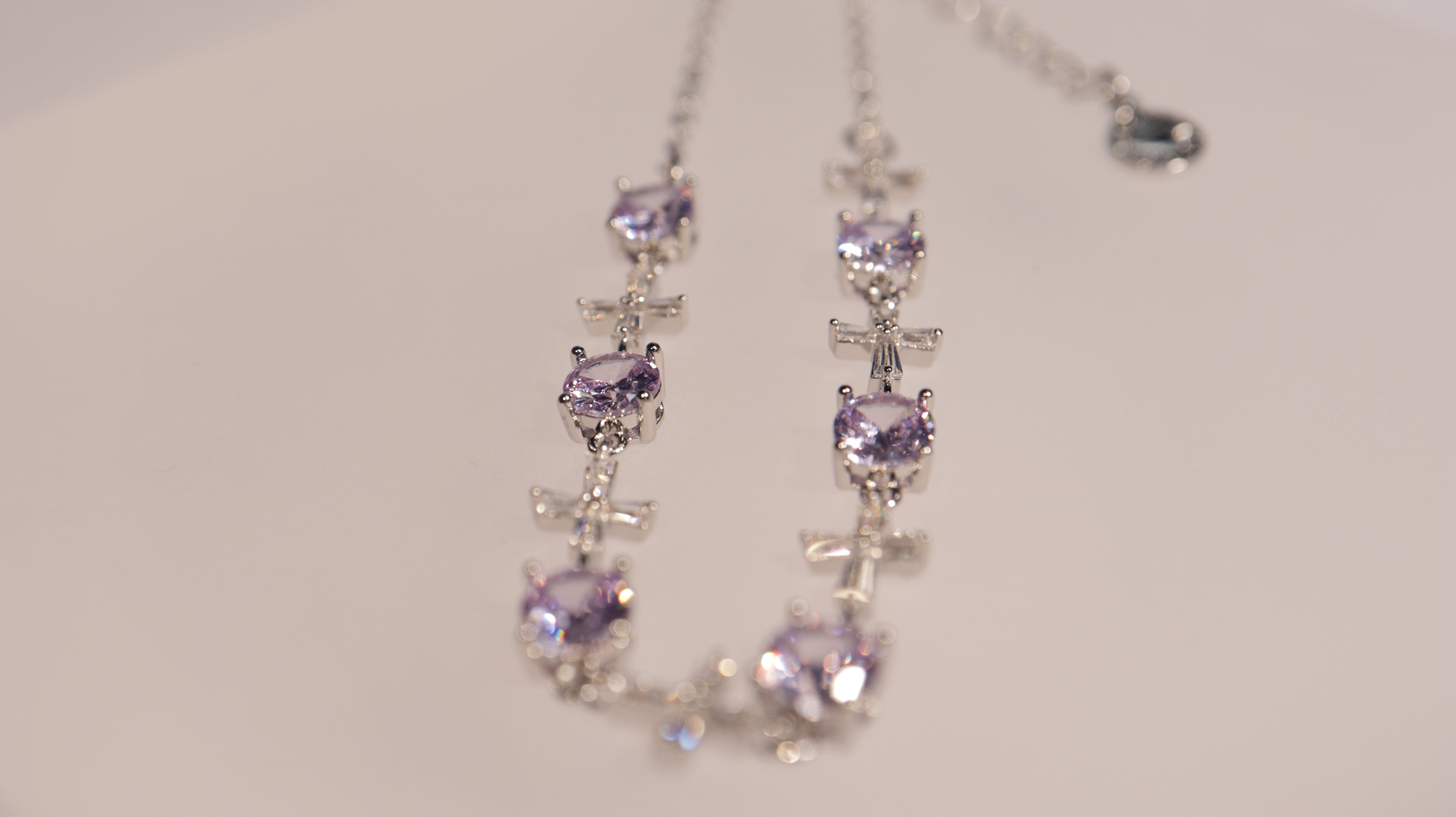 Serene Bloom Bracelet | Lab-grown crystal with a brilliant, refined sparkle.